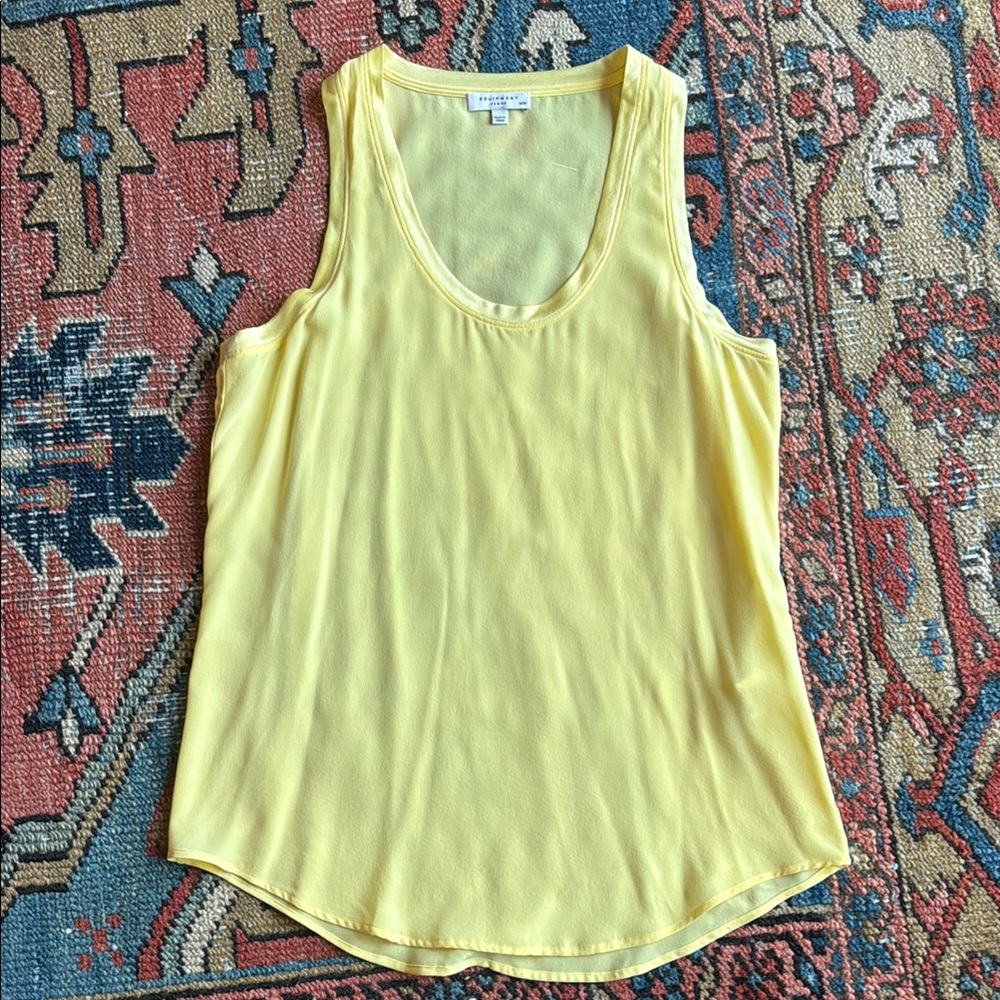 Equipment Bright Yellow Tank Top